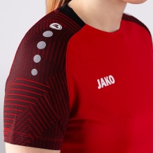 JAKO Sport-Shirt Performance (modern, atmungsaktiv, schnelltrocknend) rot/schwarz Damen